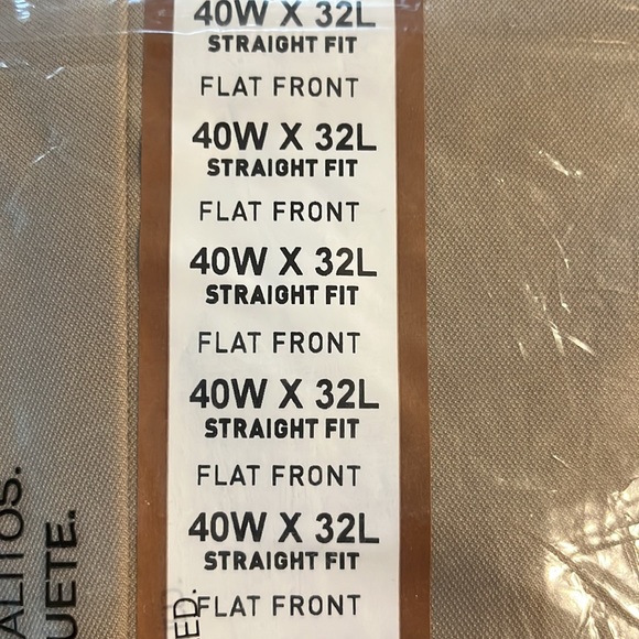 Mens Haggar Cool Pro 18 straight fit slacks. - Picture 4 of 4